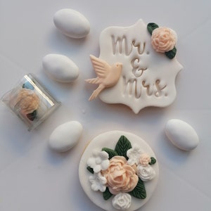 Wedding cookies - Wedding favor placeholder cookie