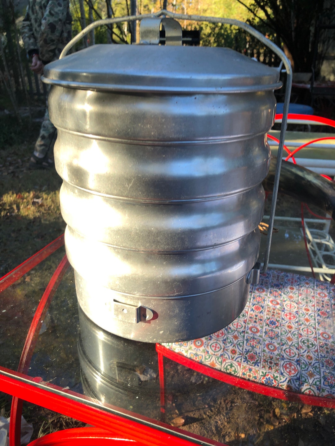 Stackable Silver Food Storage 12 Tall - Etsy