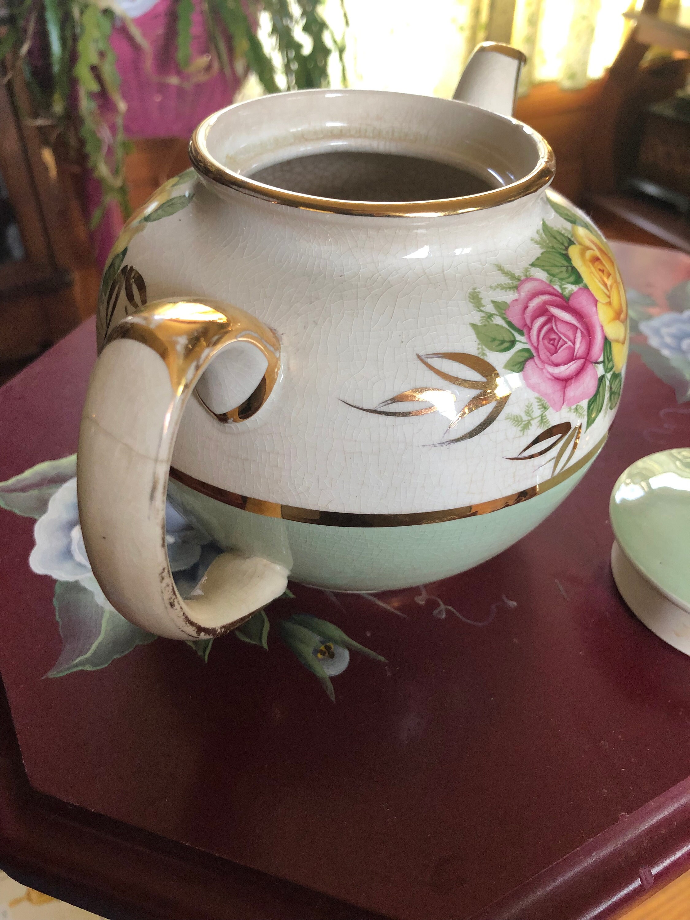 Sadler England Tea Pot Rare Find Etsy