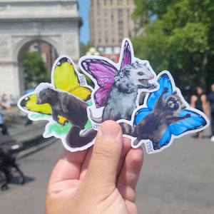 Fairy Animals Vinyl Stickers