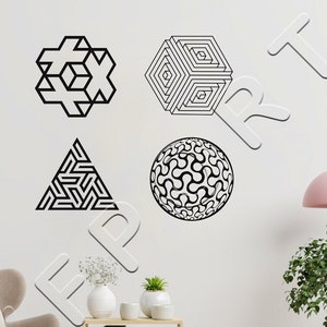 Sacred Geometry Dxf, Minimalistic Svg, Geometria Dxf, Metatron cube Svg, Eps, Plik PNG, Cięcie laserowe, Cięcie plazmowe, Router, Cricut, Pliki wektorowe