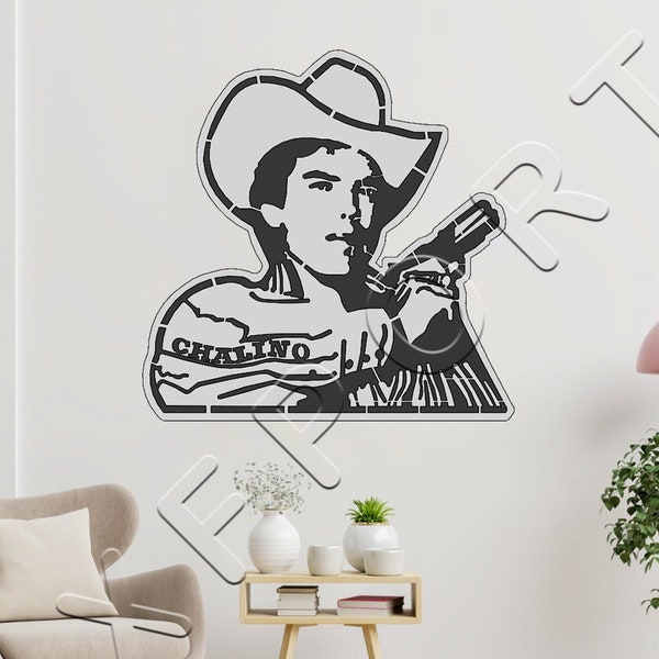 Chalino Dxf File, Chalino Sanchez, Idolos mexicanos, Canvas Svg, Eps, Png files, Laser Cut, Plasma Cut, Router, Cricut, Vector Files, Metal