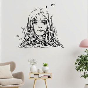 Frauen Dxf, Frauen Silhouette, Baum Frau Svg, Eps, Png-Dateien, für Cnc-Maschine, Laserschneiden, Plasma cut, Fräser, Cricut, Vektordateien, Metall