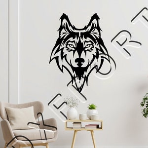 Wolf Dxf, Wolf Pattern dxf, svg, Howling Wolf dxf, Wolf Art, Svg, Eps, Png files, Laser Cut, Plasma Cut, Router, Cricut, Vector Files, Metal