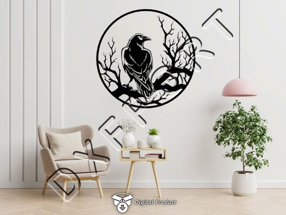Eagle Dxf, Eagle on branch, American Eagle Silhouette Svg, Eps, Png file, For Cnc Machines, Laser Cutting, Plasma Cut, Cricut, Vector Files