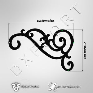 Sichtschutz Innenmuster Dxf, Dekoratives Panel Muster dxf, Metall panel, Svg, Eps, Png Datei, Laser Cut, Plasma Cut, Router, vektorial