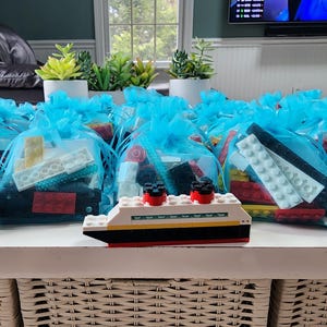 Disney DCL Boat with authentic Lego® Bricks,  Pixie Dust gift, adult fish extender, Adults and kids fish extender, Fish extender gift