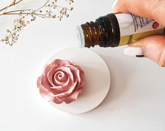 Rose Stone Passive Diffuser Gift Set| Mother's Day Handmade Essential Oil Diffuser|Unique Birthday reusable eco air freshner