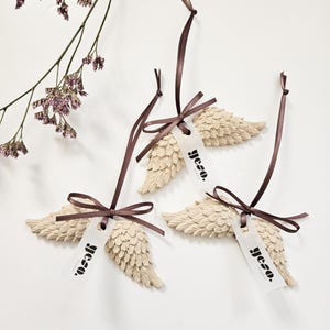 Angel Wings for Essential Oils Memory Angel Wings Hanging Aroma Stone ...