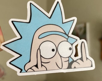 Vinyl Sticker FREE SHIPPING RICK FROM RICK AND MORTY NEO THE MATRIX Vinyl Sticker FREE SHIPPING RICK FROM RICK AND MORTY NEO THE MATRIX