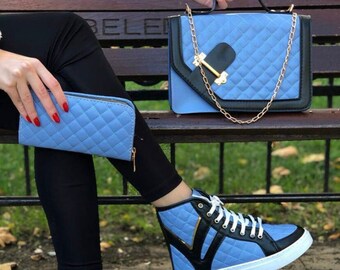 nike matching shoes and purse set