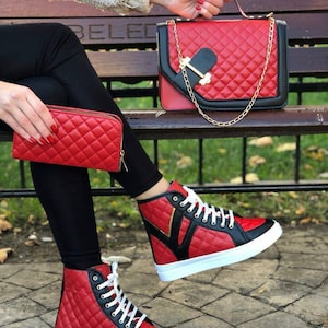 Sneakers With Matching Bag for Women 