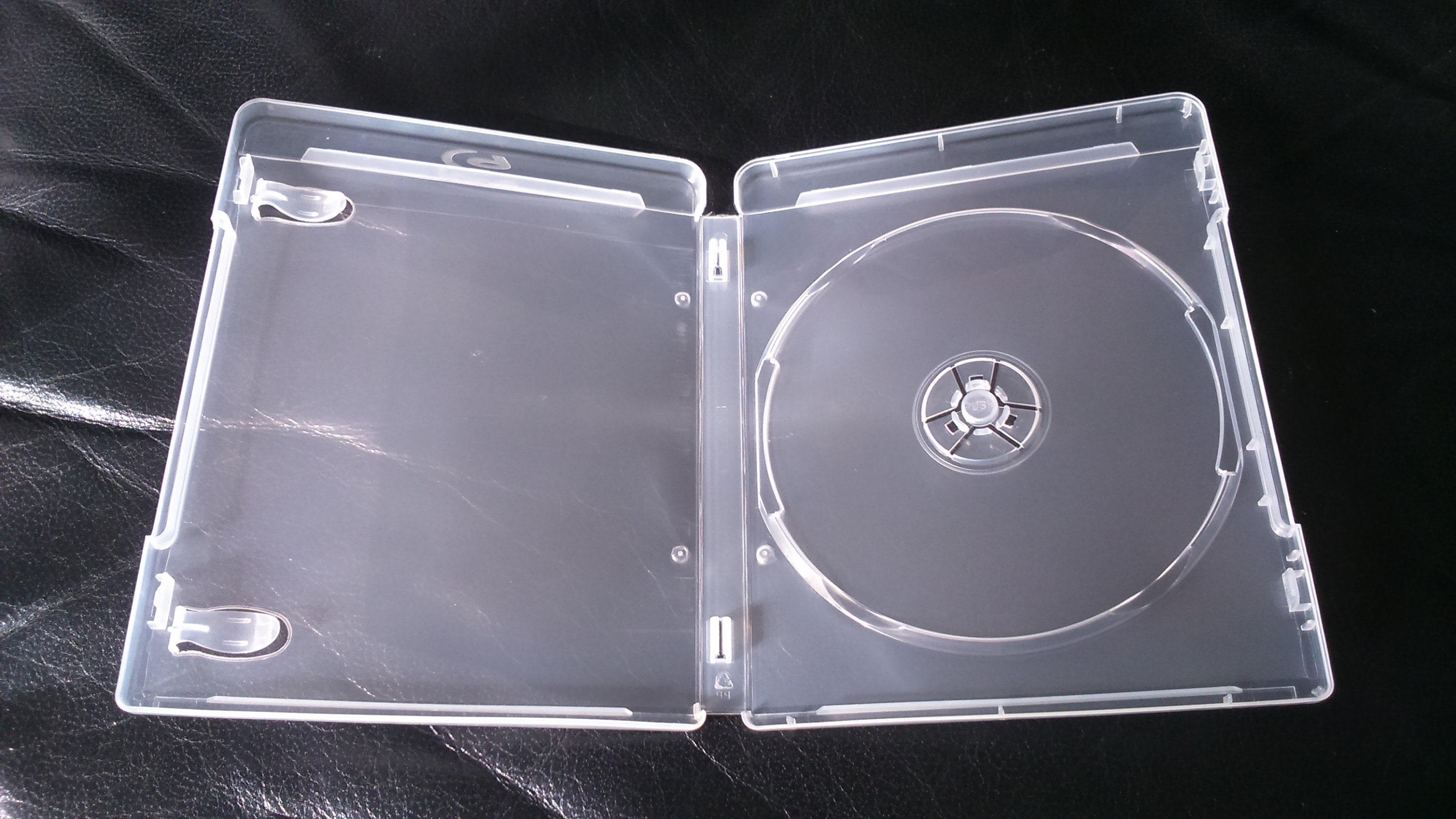 14mm Single Clear Standard DVD Case with Outter Clear Sleeve, 25 PCs