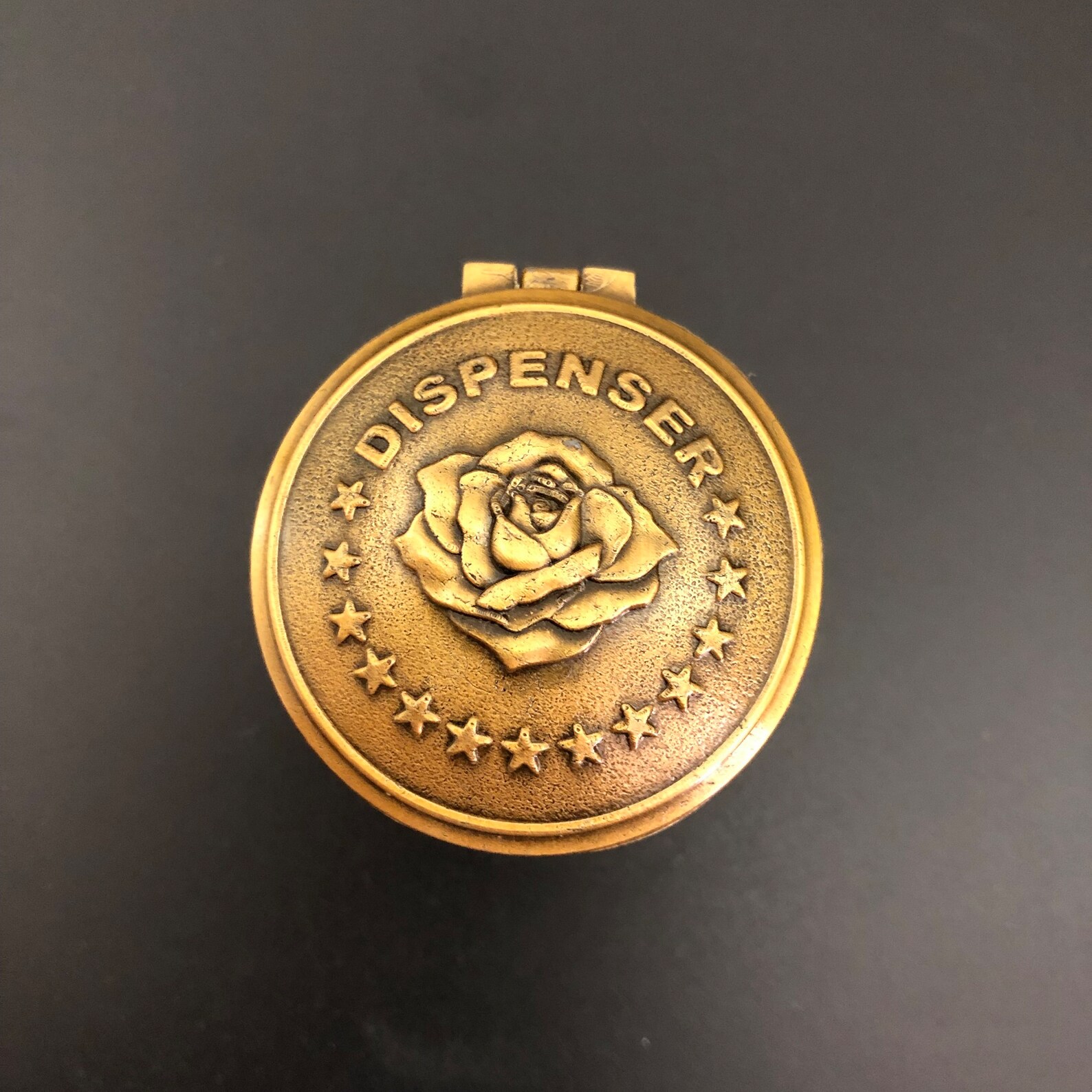 USPS Mail Postage Vintage Roses Floral Metal Stamp Roll/coil Dispenser