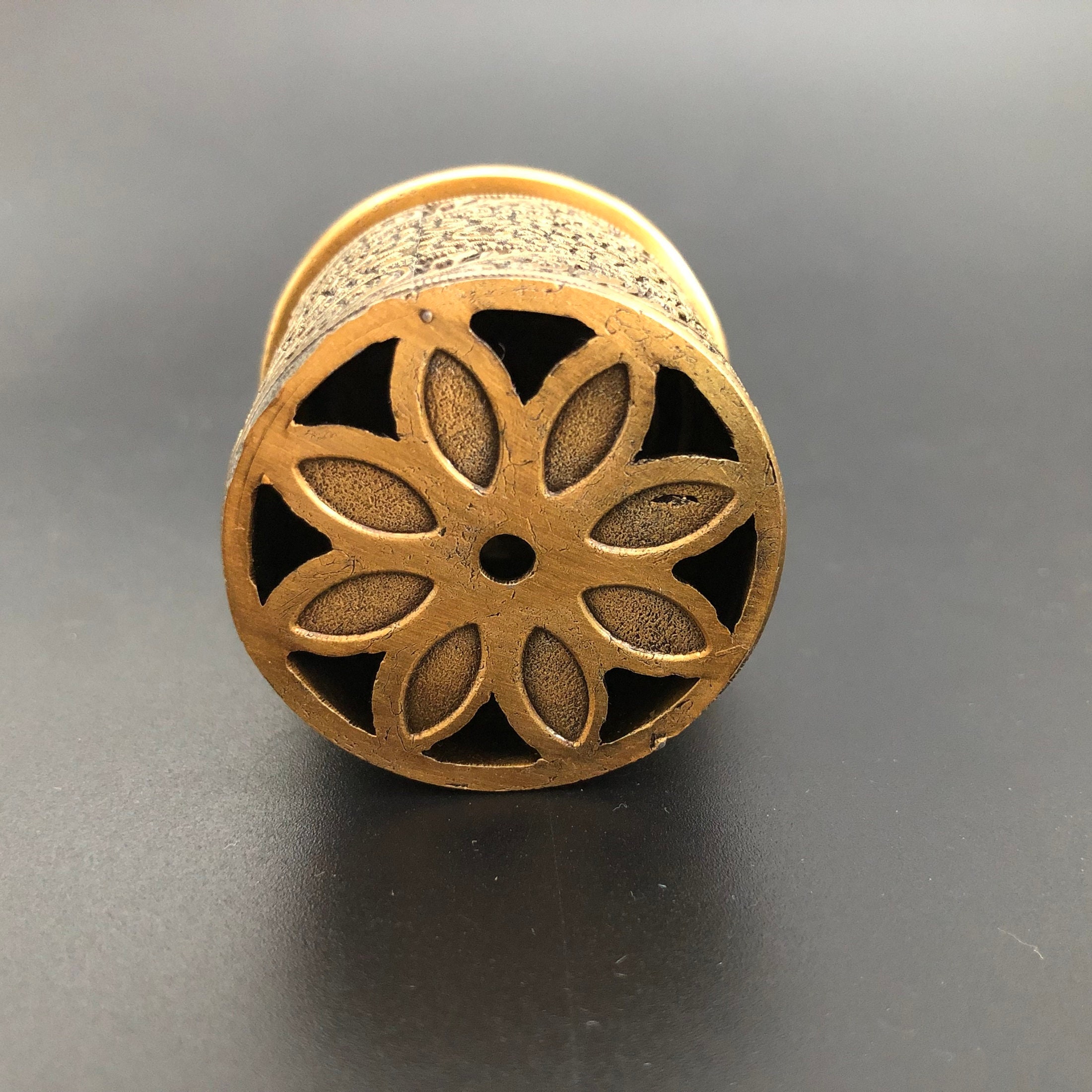 USPS Mail Postage Vintage Roses Floral Metal Stamp Roll/coil Dispenser Holder Brass Color Etsy