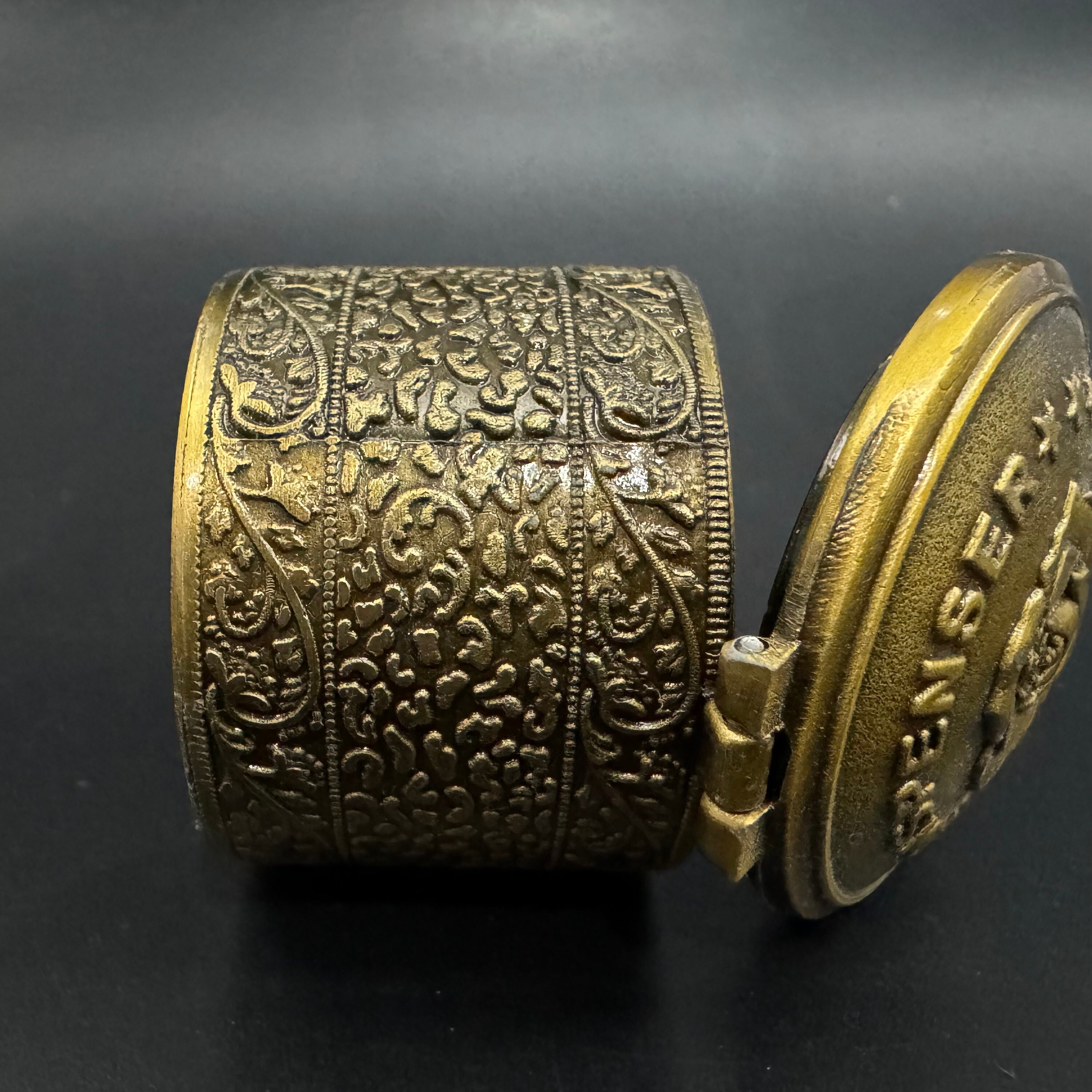 USPS Mail Postage Vintage Roses Floral Metal Stamp Roll/coil Dispenser