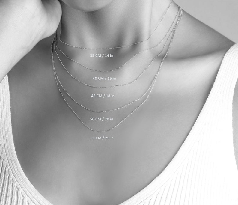 Kritz Women's Necklace Chain Fine Forcat Mesh 2 mm Silver Plated Steel I Classic Forcat Cable Mesh Length 45 50 55 Cm Jewelry Gift image 5