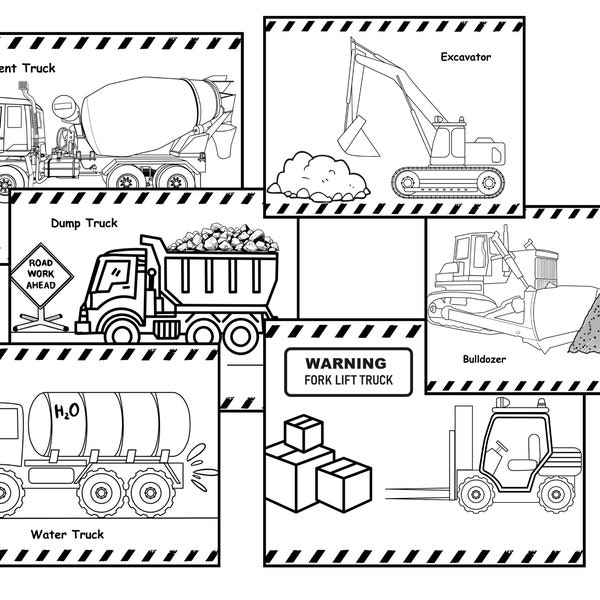 Construction Truck Coloring Pages