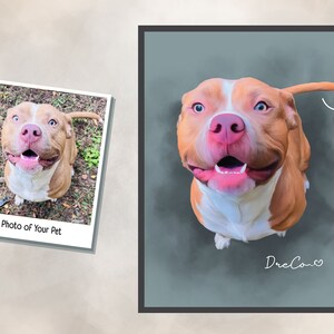 Pet Painting, Custom Dog Portrait, Oil Painting Style, Pet Lovers Gift Wall Art DIGITAL DOWNLOAD to Print on Canvas