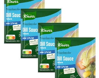 Knorr Dill Sauce Less Fat sauce spice packet 4ct.-FREE SHIPPING