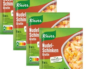 KNORR fix Nudel-Schinken Gratin Ham Noodle Casserole bake 4ct.- 12.2025-FREE SHIP