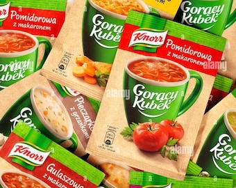 Knorr Goracy Kubek Mug of soup -Variety Pack of 10- Randomly selected FREE SHIP
