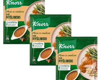 Knorr Jager Sauce / Hunter / Mysliwski powdered Sauce-3 pc.FREE SHIP