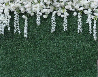 8ft*8ft Artificial Grass Wall Roll Up Grass Wall, Green Background, Grass Background Photo Wall（USA Local Stock）