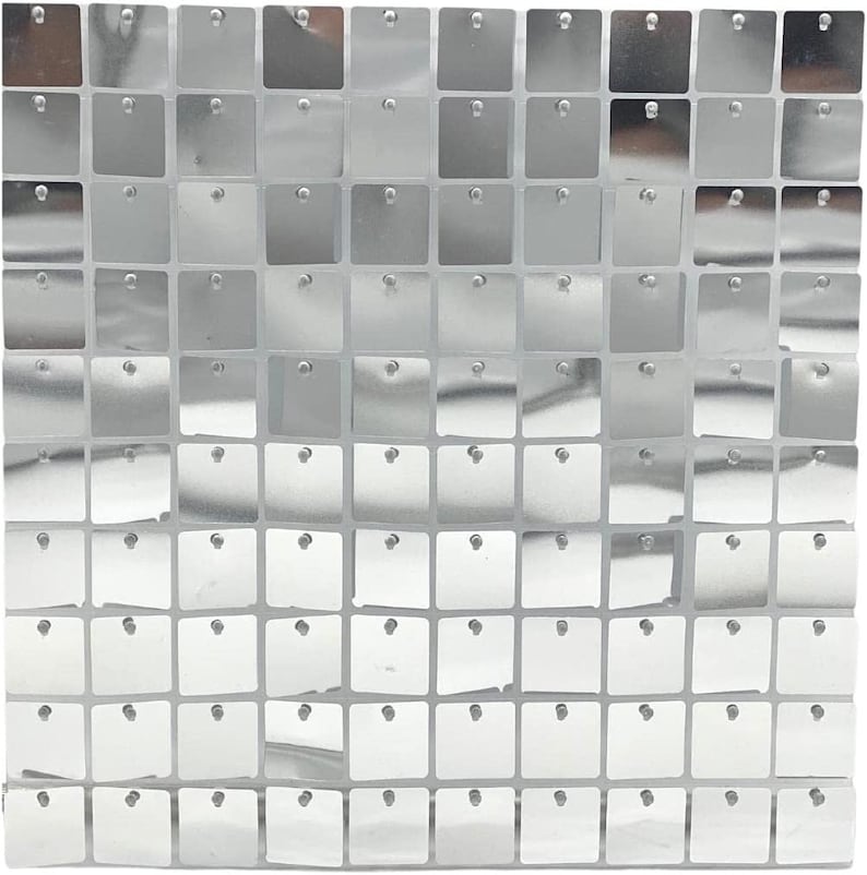 Silver Shimmer Wall Backdrop Sequins Backdrop Decoration Etsy