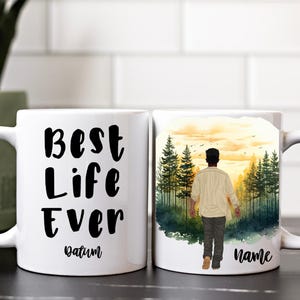 Best Life Ever Baptism Mug - JW, Preaching Ministry, Devotion, Personalized, Gift for Brother, Dad, Pioneer Service School, Coffee/Tea Mug