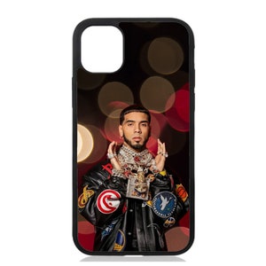 Anuel AA inspired glossy iPhone case cover protector