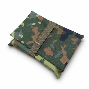 Esbit Kocher Pouch Canvas Bushcraft Trekking Camping Flecktarn German Camouflage Bikepacking Outdoor Cooking Feuer