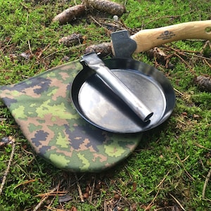 Carrying case for Stabilotherm Hunter&#39;s Pan 21 cm Ø in Finnish Camou M05