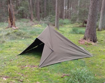 Waxed Canvas Tarp 3×3 Waxed Canvas Tarp 3×3 Durable Wax Canvas Tarp - 100% Cotton