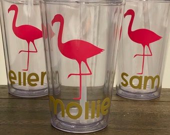 Flamingo Theme Tumblers