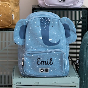EMBROIDERED Children's Backpack with Name / Backpack for Kindergarten / Kita Backpack / TRIXIE / Personalized Water Bottle / Gym Bag