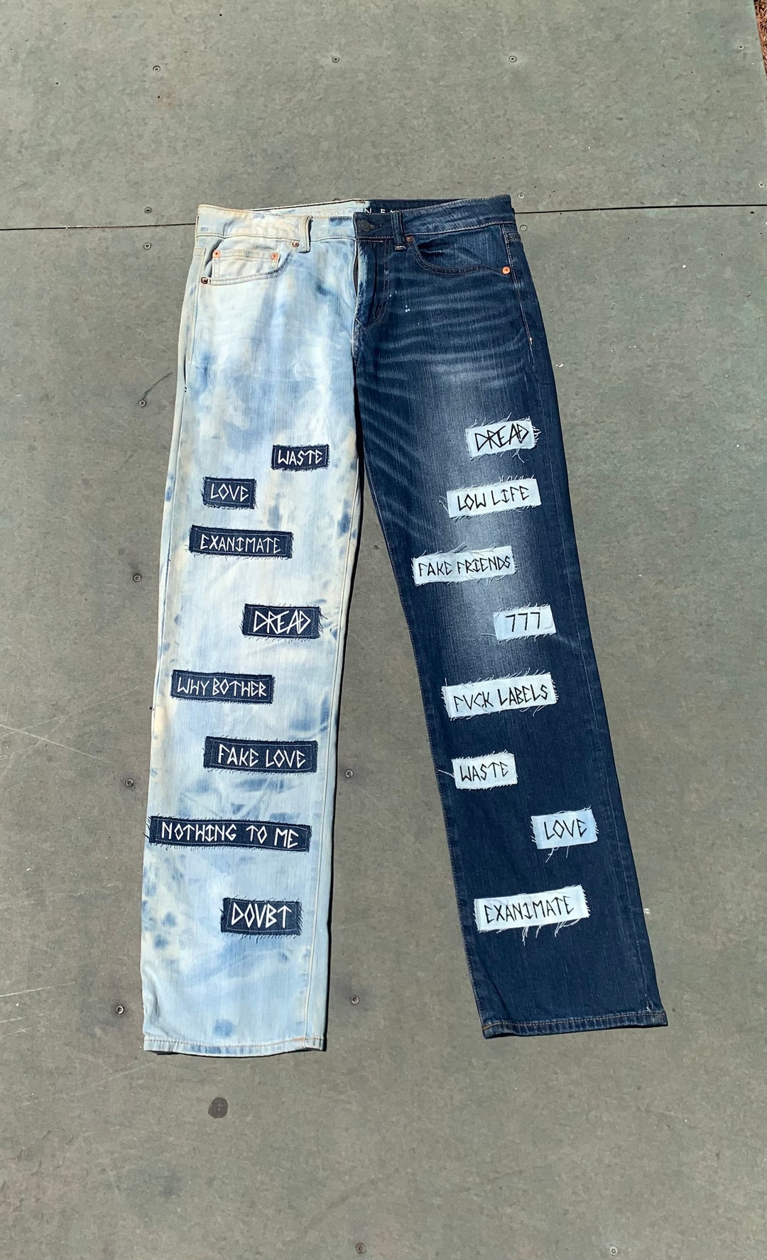 ★ ALOUND VENTILATION BLEACH DENIM PANTS ALOUND VENTILATION BLEACH DENIM PANTS M