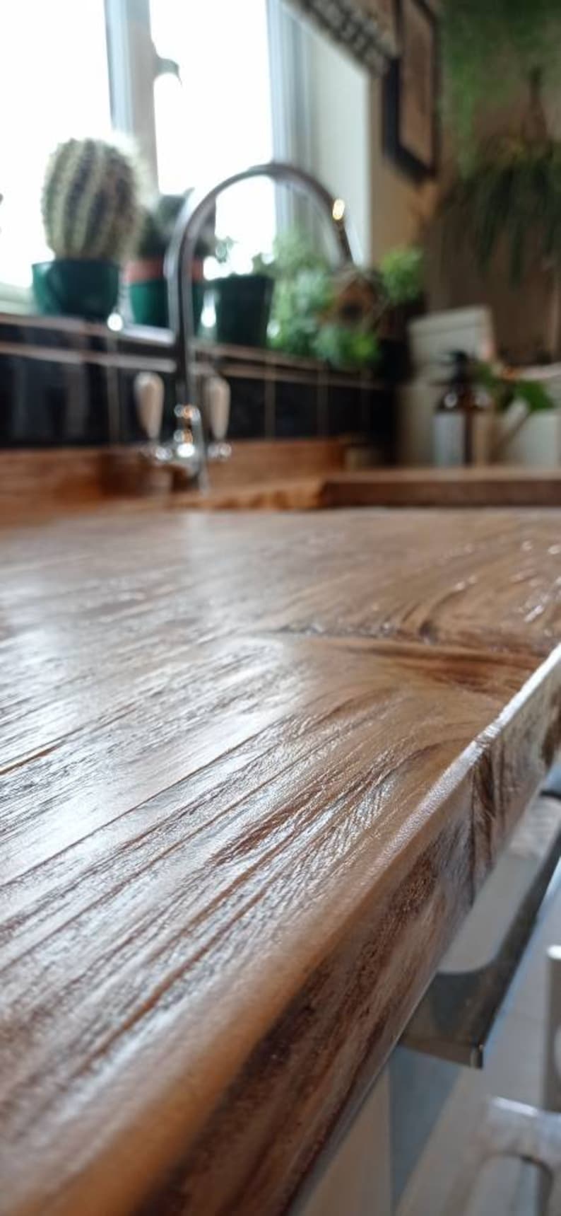 Rustic Solid Pine Wood Kitchen Worktops Etsy UK