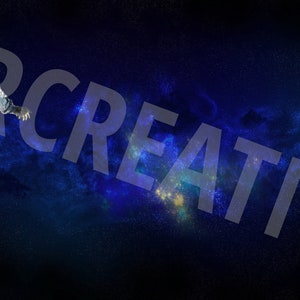 Galaxy Space Walk Desktop Background