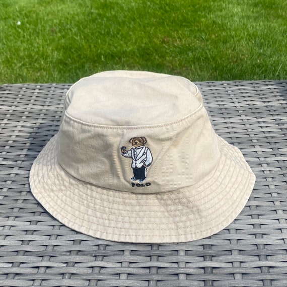Vintage Polo Bear Tuxedo Bear Bucket Hat, Everyday Cotton Bucket Hat Unisex  Trendy Outdoor Hot Fun Summer Beach Vacation Headwear -  Norway