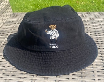 Vintage Polo Bear Tuxedo Bear Bucket 