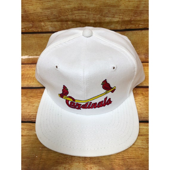 NWT NOS Vintage ST Louis Cardinsls White Snapback 