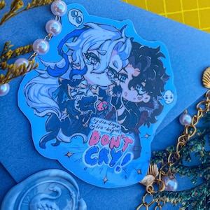 Genshin Wriolette Don’t Cry! Sticker