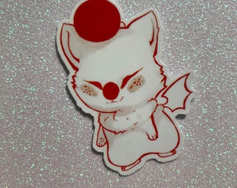 Naklejka laminowana Final Fantasy Moogle