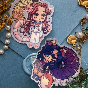 Heaven Official's Blessing Stickers: Fox Hua Cheng & Ferret Xie Lian