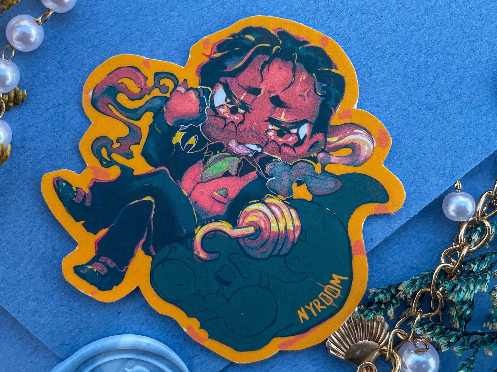 Crocodile One Piece OP Sticker - Etsy