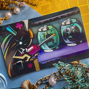 PIU-bestemming, Adrenalineblaster, Poseidon holografische kaart/passtickers