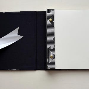 Handmade Photo Album, Large Scrapbook, Chicago Screw Binding, Wedding Guest Book