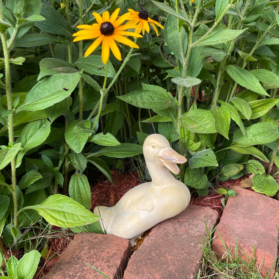 Duck Garden Sculpture Duck Garden Decor Duck Decor Duck Art Etsy