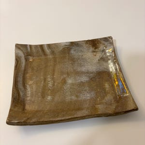 Marbled clay plates
